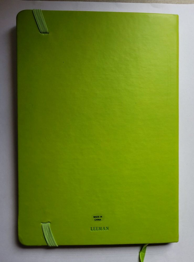 YMCA Green Hardcover Notebook 8 X 6 New