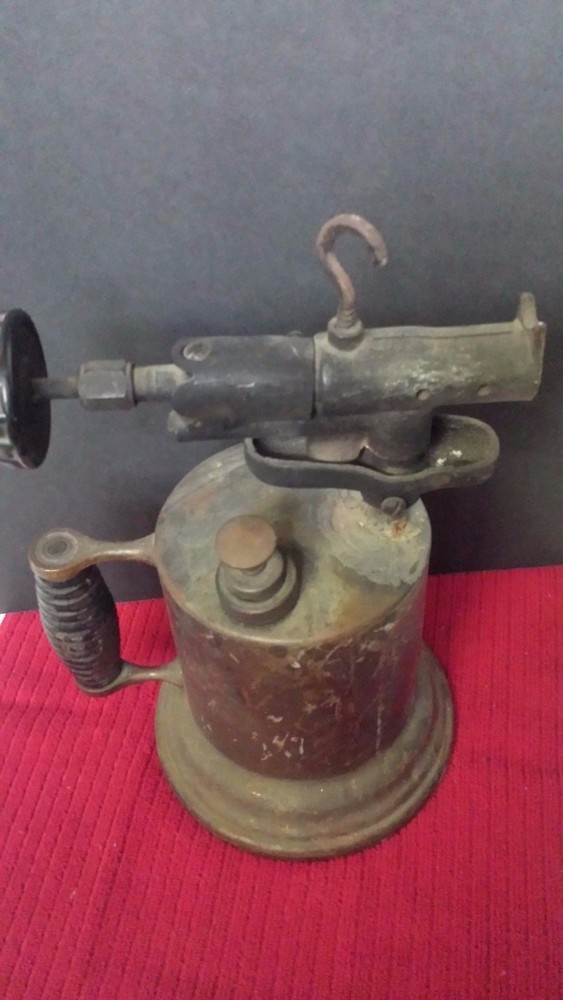 Antique brass blow torch