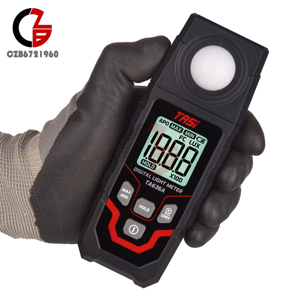TA636A Digital Light Meter Illuminance Lux Meter Illuminometer Handheld Ambient