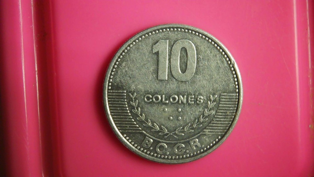 COSTA  RICA    10 COLONES  2012