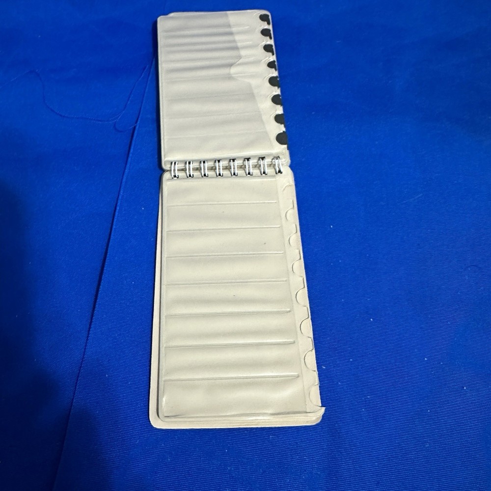 Vintage HP Hewlett-Packard Blank Program Cards Case w/ Handwritten Programs