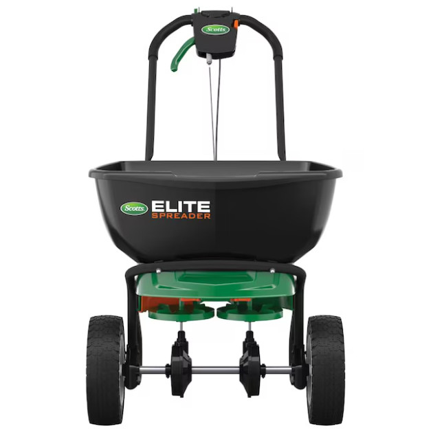 Scotts Elite Spreader Broadcast Spreader 80-lb Capacity Compatible
