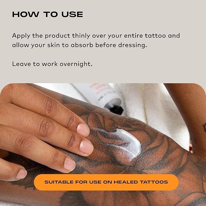 Stories & Ink Healed Tattoo Vibrancy Serum 2 Oz All Skin Tones Styles Brightens