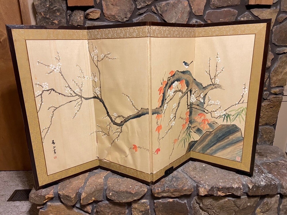 japanese 4 panel screen / divider