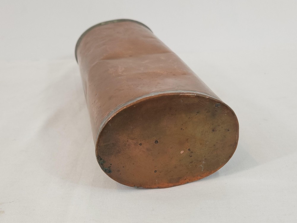 Copper Hot Water Bottle/Bed Warmer - Antique