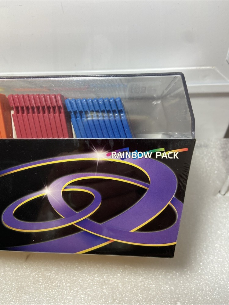 50 Memorex HD Mac Formatted 3.5" Computer Diskettes ~ Rainbow Pack ~ Sealed