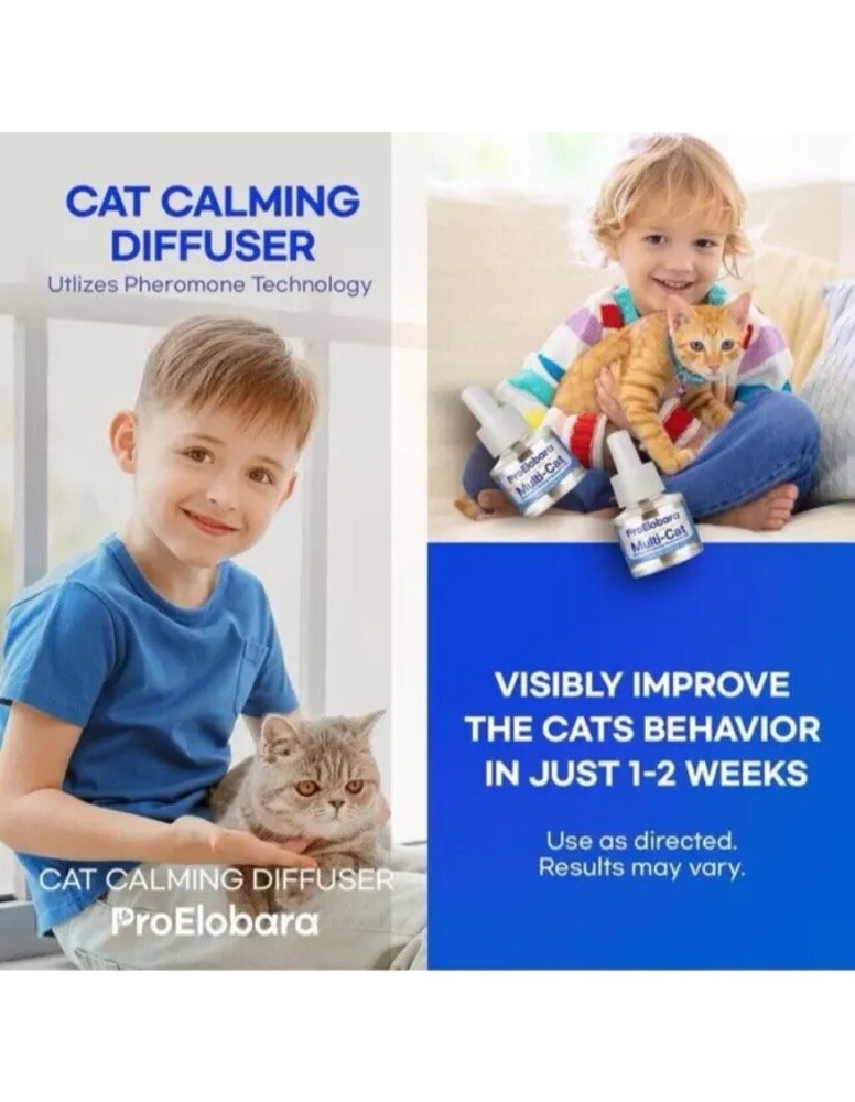 Cat Calming Pheromone Diffuser: Cat Calming Pheromones Diffusers for Multicat
