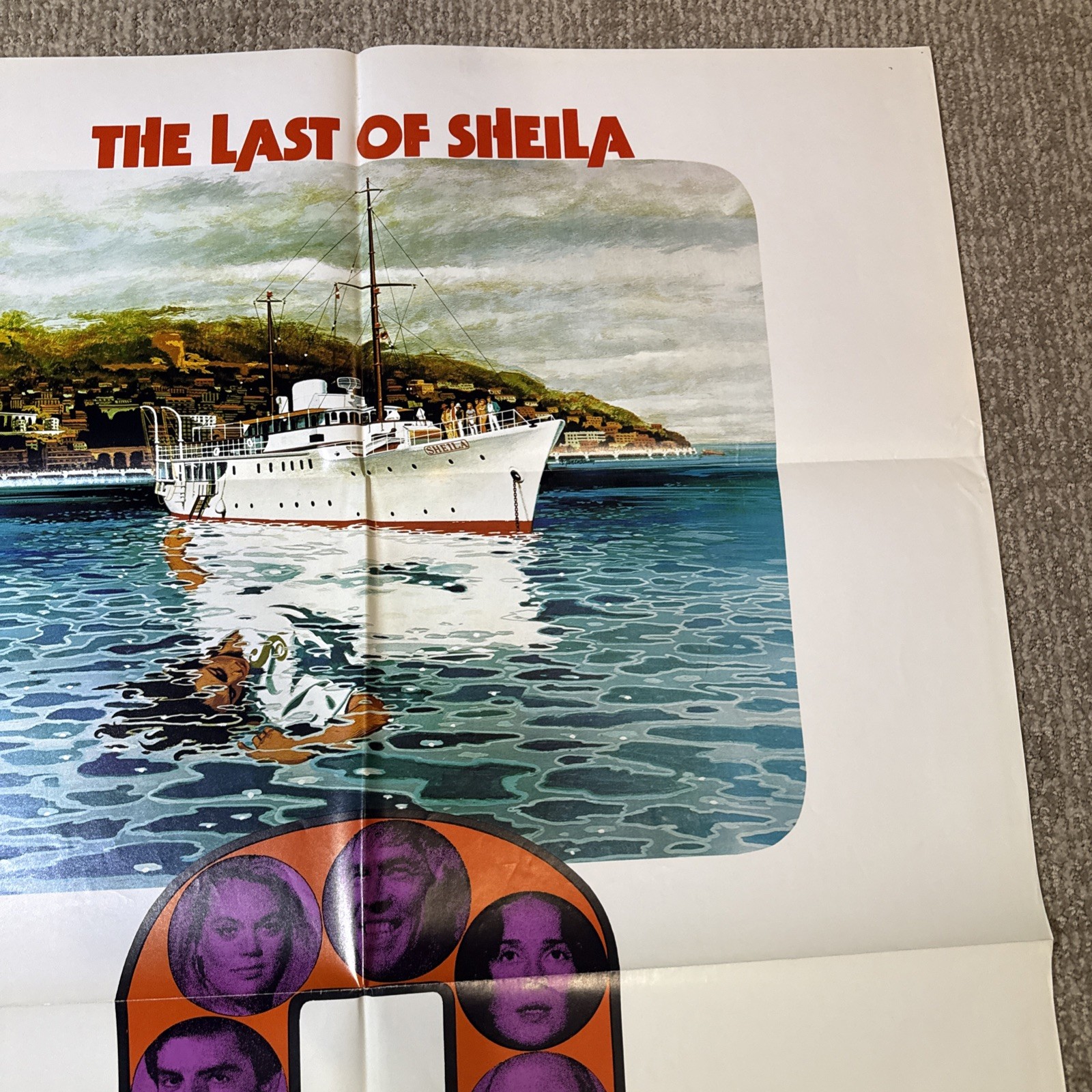 The Last Of Sheila Original 1973 27" X 41" J. Coburn D. Cannon Vintage 1 Sheet