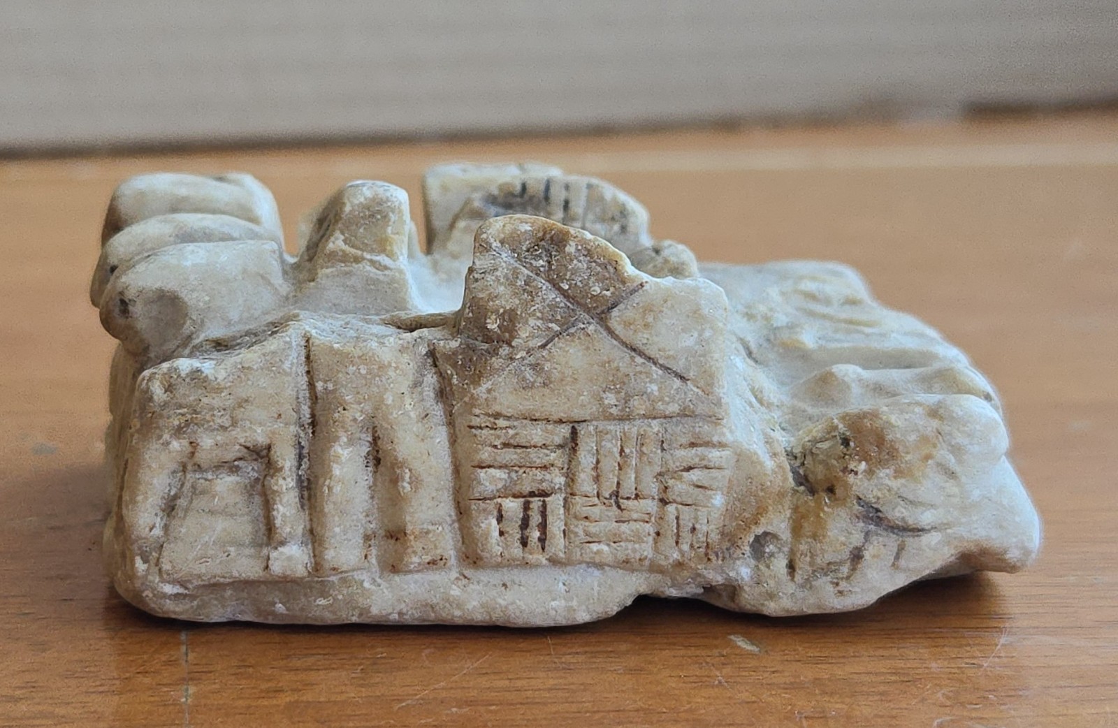 Antique Andean Carved Stone Illa Talisman Amulet Pre-Columbian Peru Andes