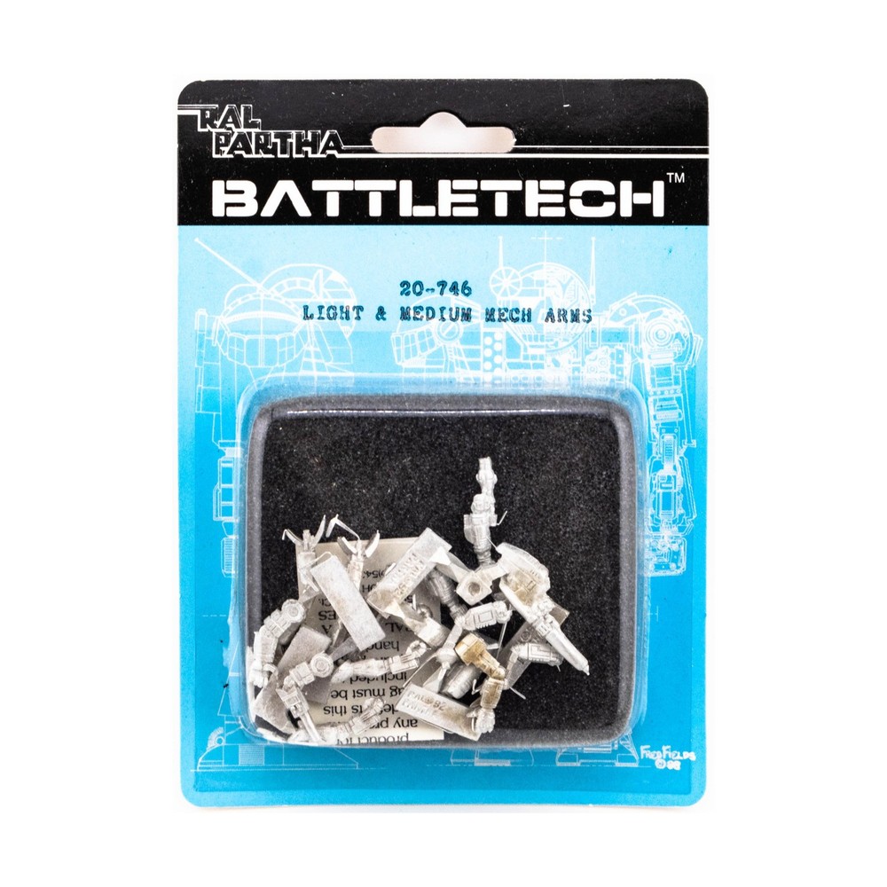 Ral Partha Battletech Light & Medium Mech Arms Pack New