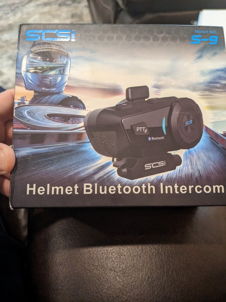 SCSETC S-9 Motorcycle Helmet Bluetooth Headset Intercom