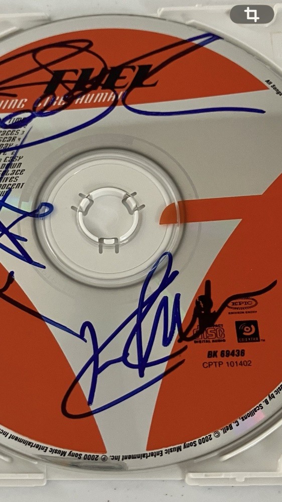 FUEL THE BAND SIGNED/AUTOGRAPHED CD