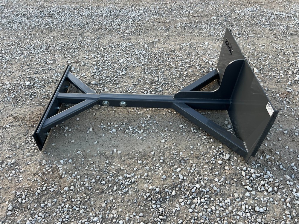 Berlon 96" Telescopic Material Pusher Scraper Attachment Fits Skid Steer QA