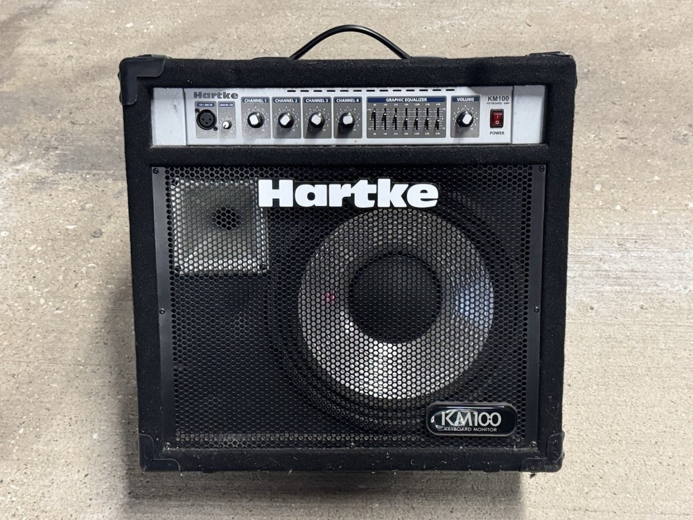 Hartke KM100 100W Combo Amplifier Solid State 4-Channel Keyboard 1 Speaker