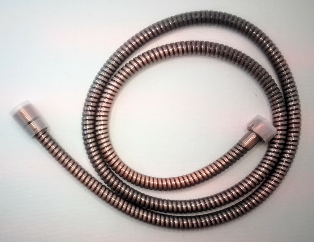 MINDFUL DESIGN - DOUBLE LOCKING SHOWER HOSE - COPPER PLATING 5'