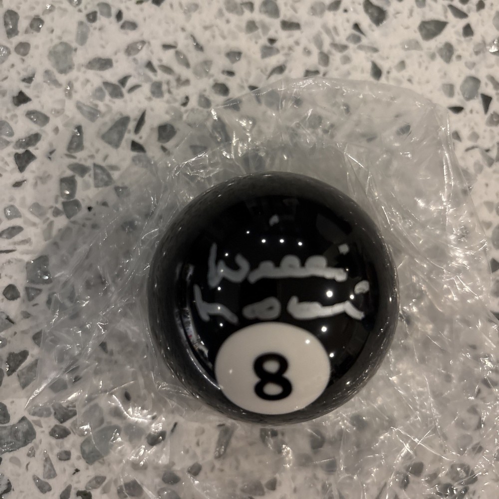 Willie Mosconi Signed Autographed 8 Ball Pool Authentic