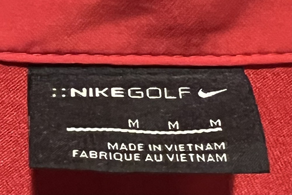 Nike. Jeld-Wen Tradition Golf Jacket. Wind/water resistant pullover. Men's M