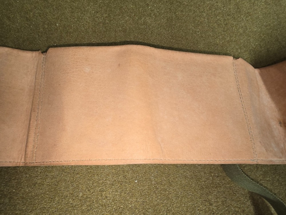 WWII US Army Leather Money Belt