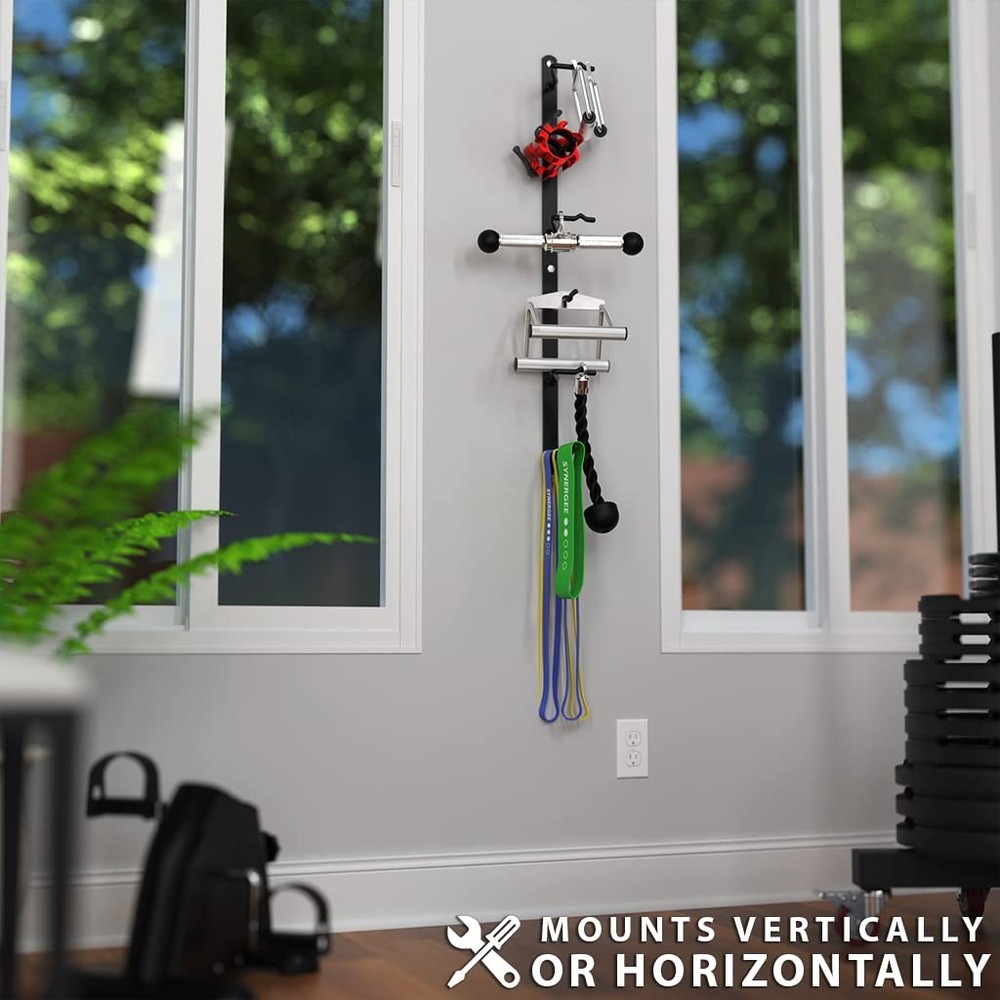 Cable Attachment Rack. Wall Mounted Storage Rack. Multi-Use Storage Posts for...