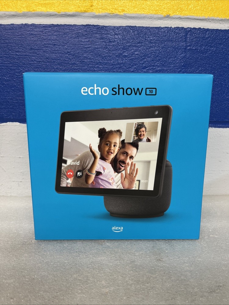 Amazon Echo Show 10 3rd Generation Smart Display & Speaker Charcoal New Sealed