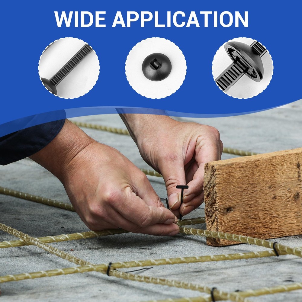 261 Pack Nylon Universal Cable Tie Buckles kit - Multifunctional Black