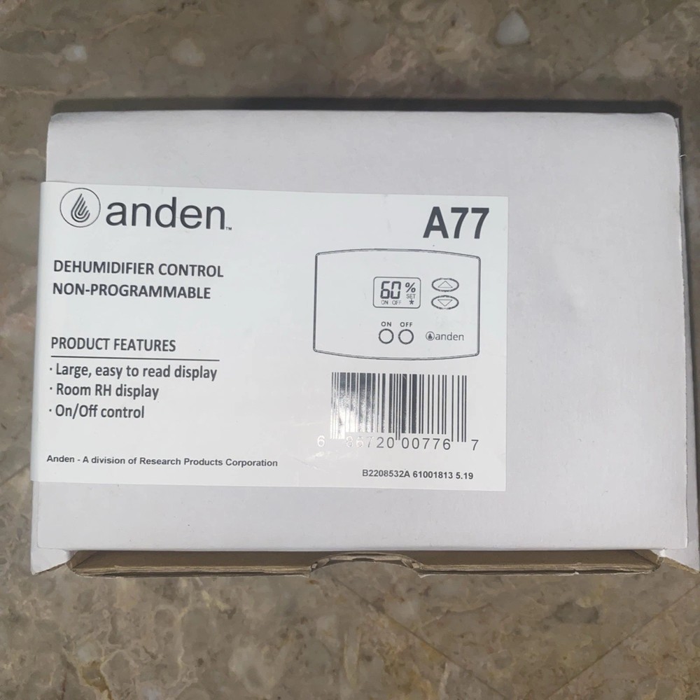 Anden A77 Dehumidifier Controller Non-Programmable W/ Hardware HUGE QTY DISCOUNT
