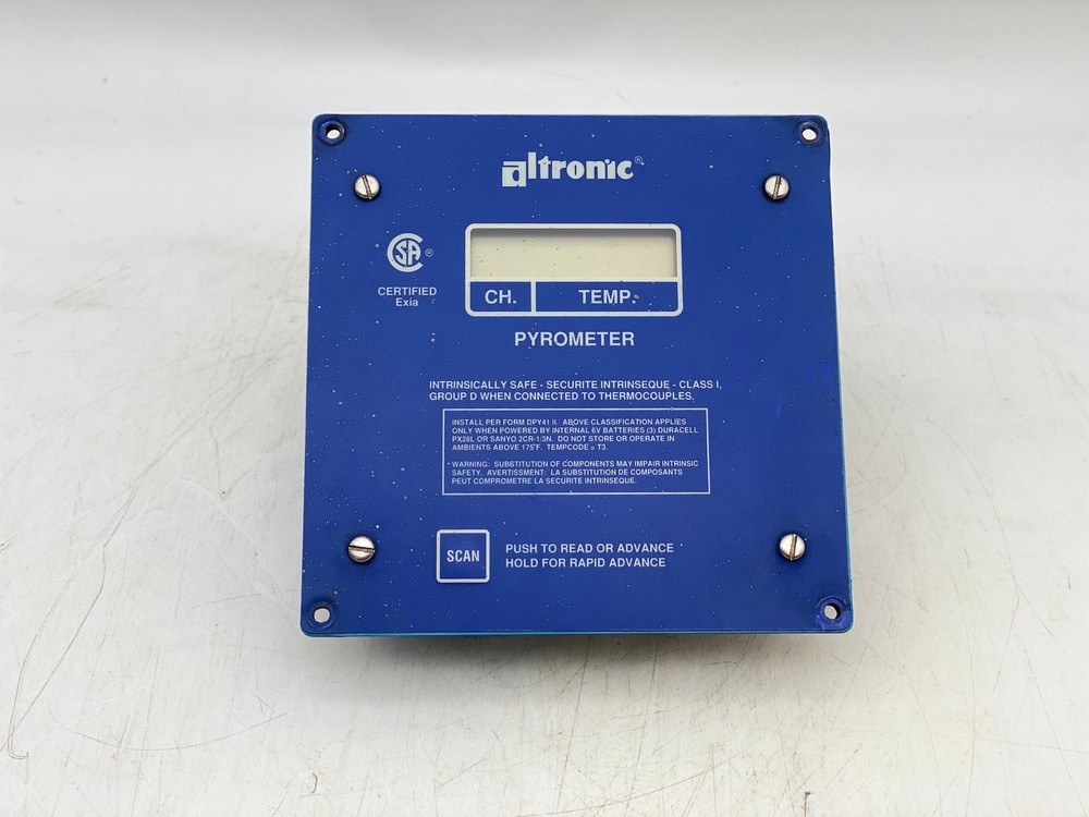 Altronic DPYH-4398U Pyrometer 8 Point Display (Used)