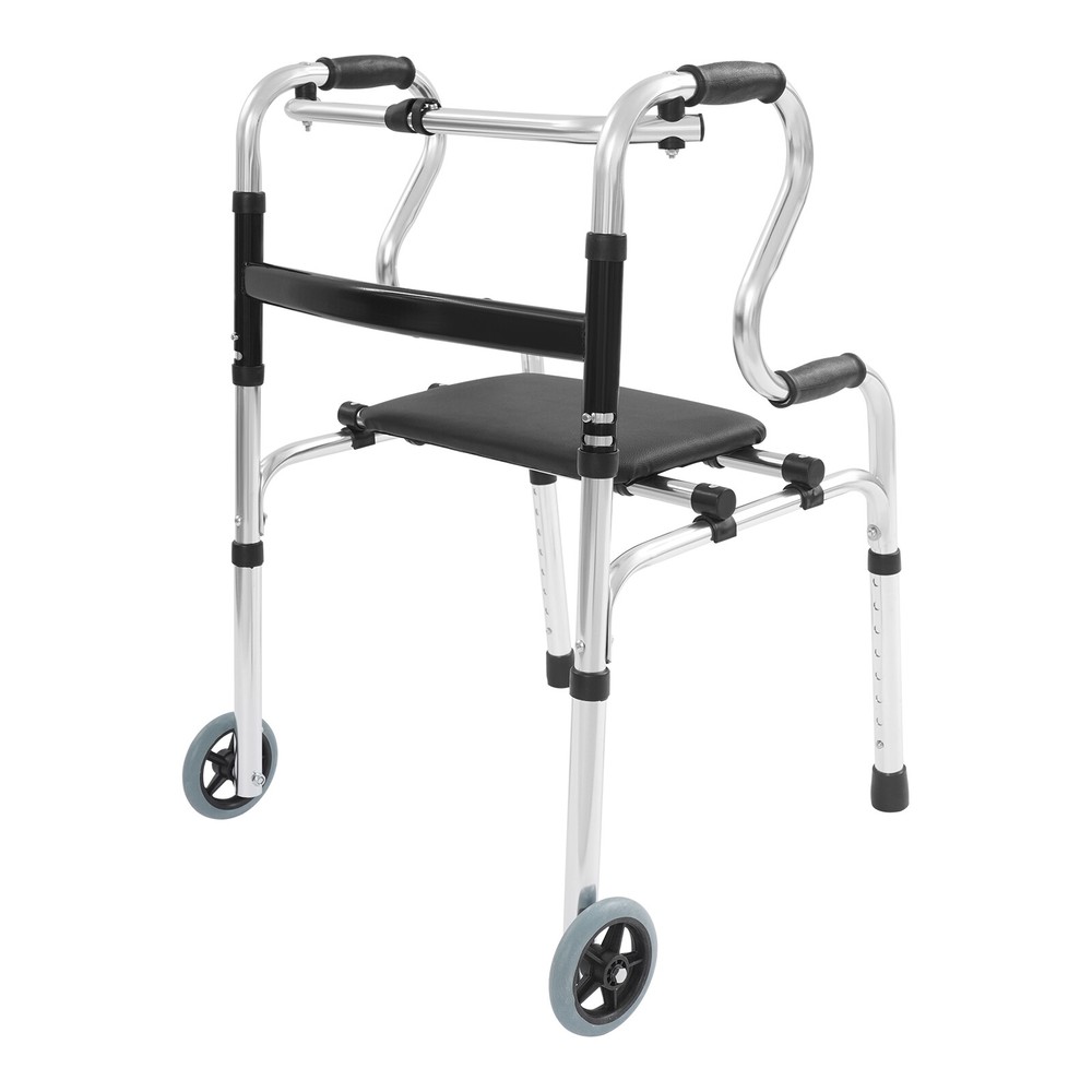 Adjustable Walker Foldable Walker Seniors Foldable Stand Up Walker 220.46 lbs