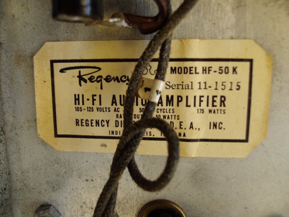 Regency HF-50 Tubes Mono Power Amp - Pair