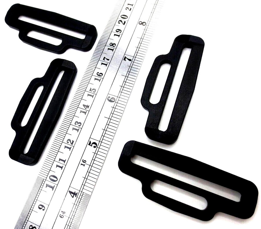 Strap Webbing Fastener For 2" & 1" Wide Straps, Durable Polyacetal