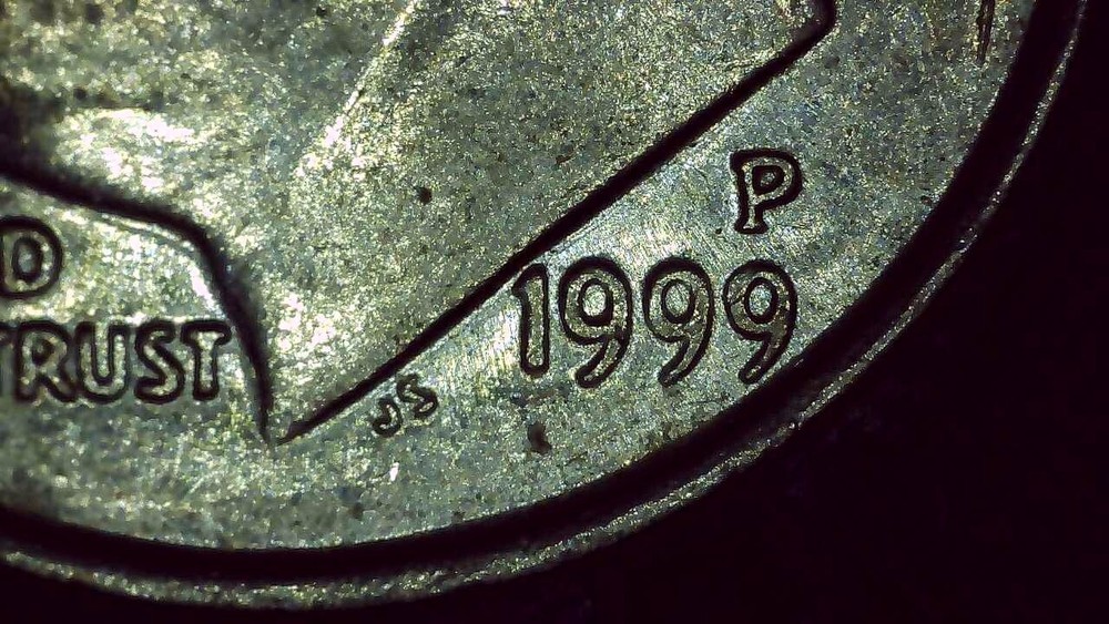 1999 P Dime error collar clash