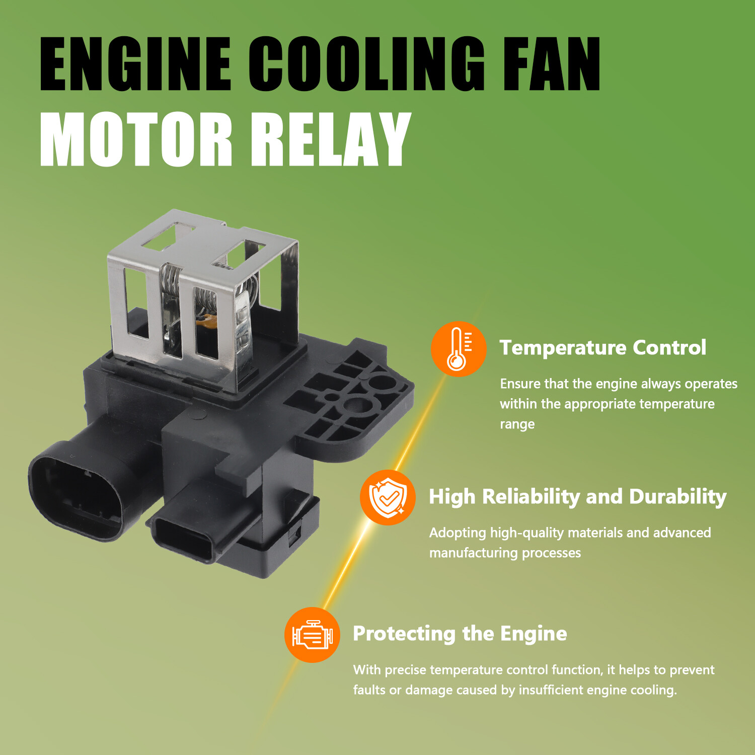 Engine Cooling Fan Relay for Nissan Kicks Versa Sentra 2020-2023 25230-00Q0J