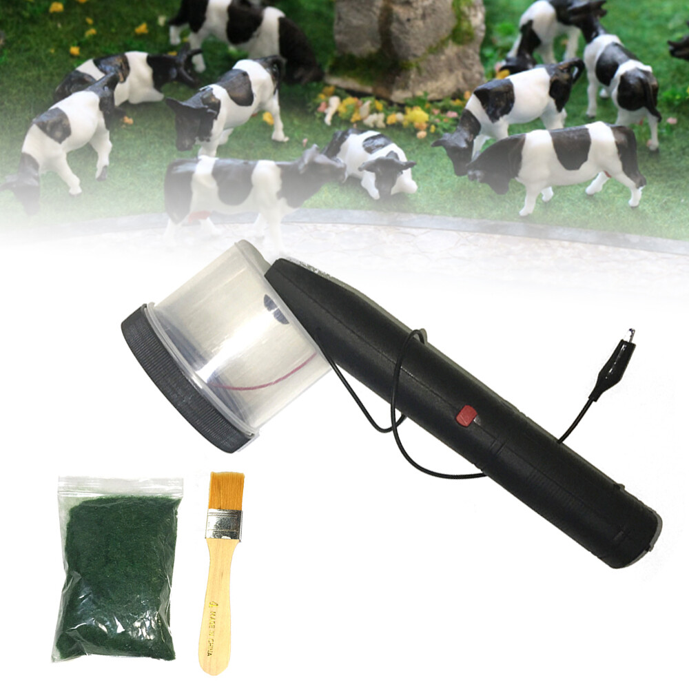 Electronic Advanced Static Grass Flock Applicator ABS for Train Scenery DIY USA