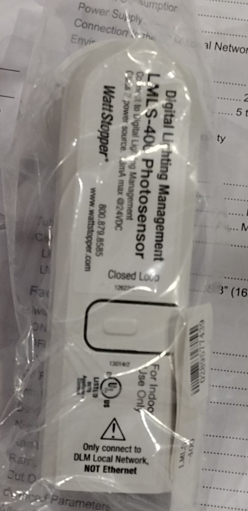 WAT / Wattstopper LMLS-400 Closed-Loop Single-Zone Photosensor