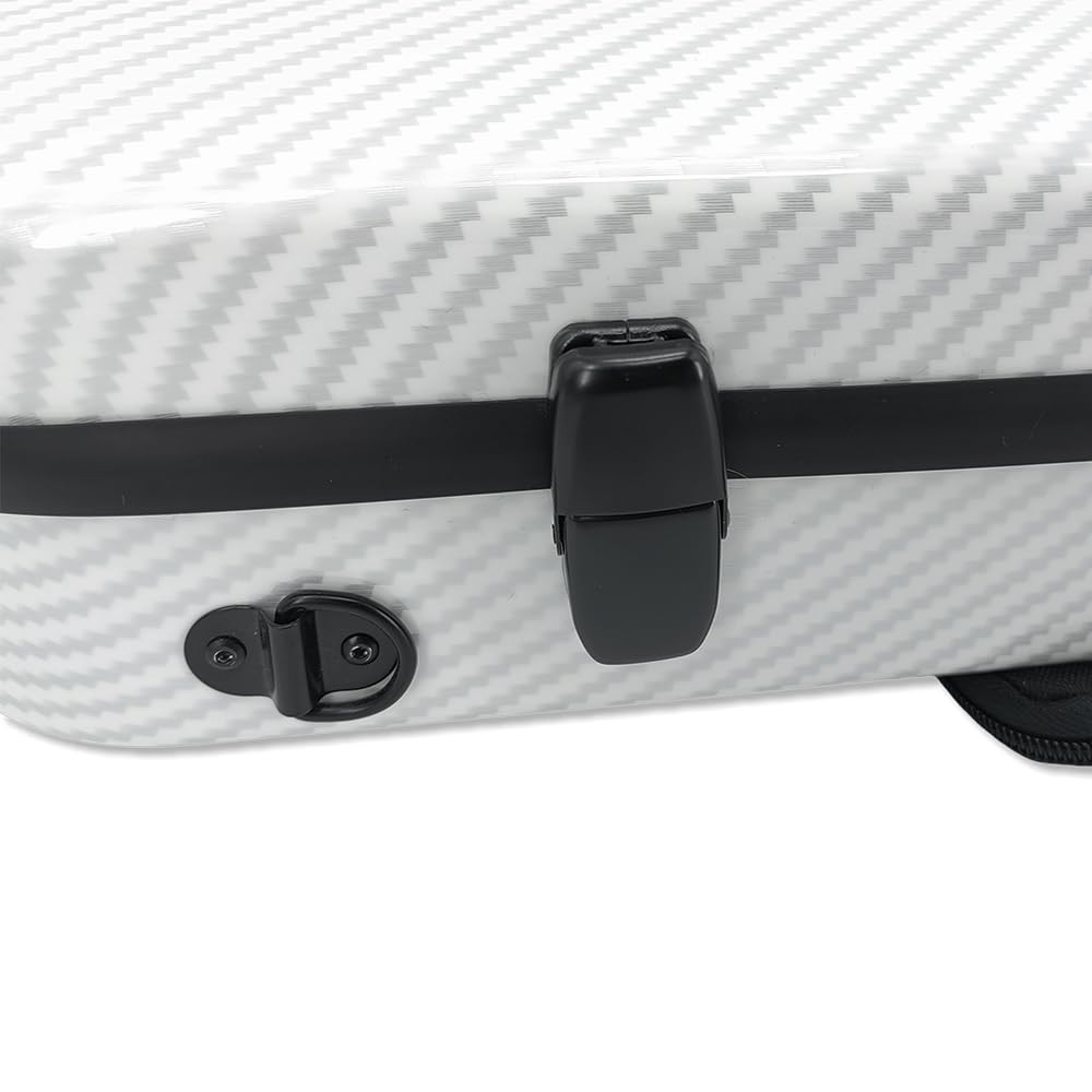 Vetimobato Hard Shell Violin Case, 4/4 Full Size Carbon Fiber Rectangular Violin