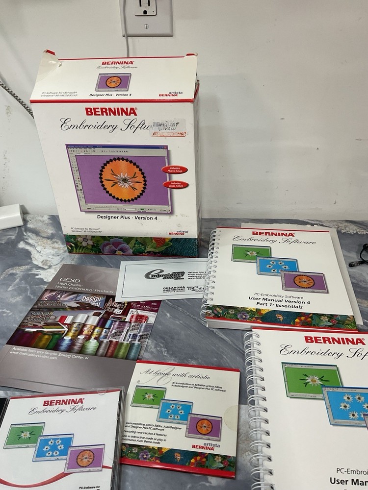 Bernina Embroidery Software CD And Manuals Version 4