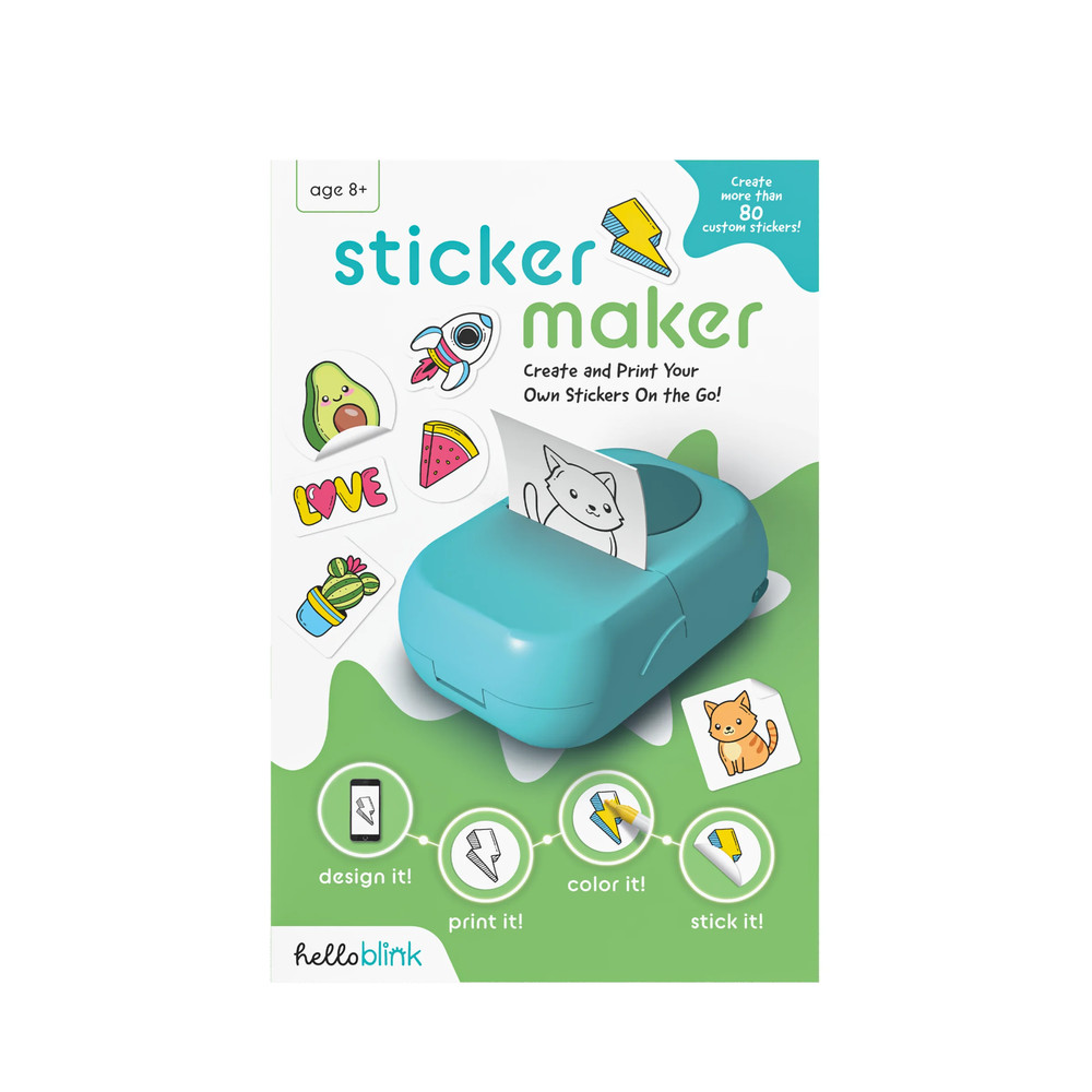 Hello Blink Sticker Maker – Create Your Own Stickers – Minimum Recommended Age I