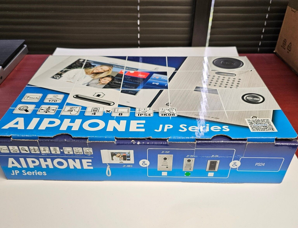 Aiphone JPS-4AEDV JP Series 7" Touchscreen Surface Video Intercom Set NEW