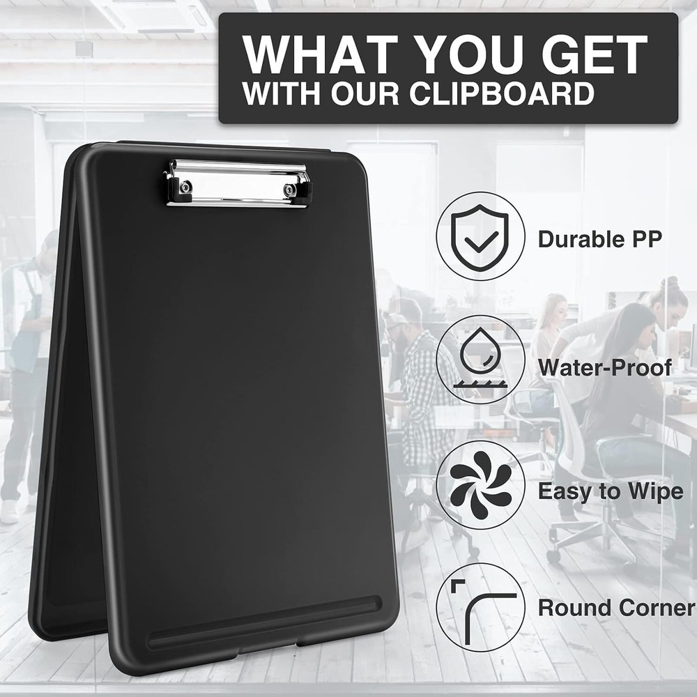 Hardware Contractor Clipboard File Clip Worksite Solid Storage Case Durable Box
