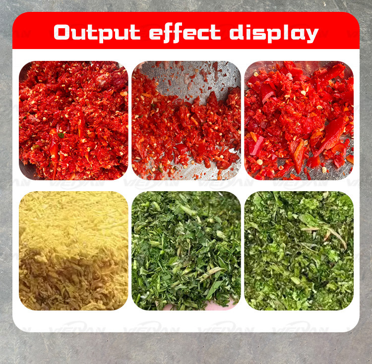 Multifunctional vegetable chopper farm Chilli Grinder Vegetable Cutter Machine