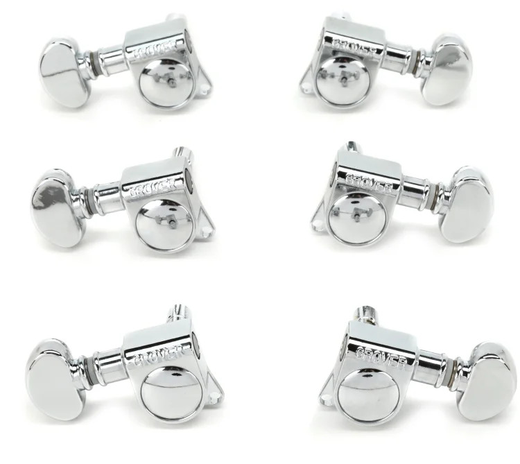 Grover 406C Mini Locking Rotomatic Tuners - 3+3 - Chrome