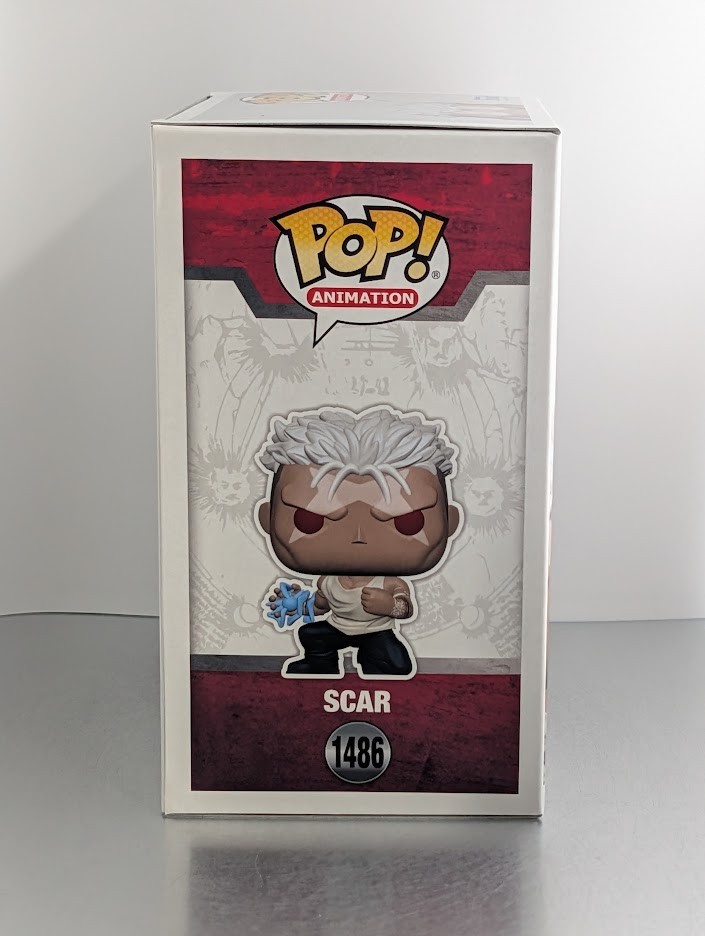 Ryotaro Okiayu JVA Signed Autographed Funko Pop #1486 SCAR Fullmetal Alchemist