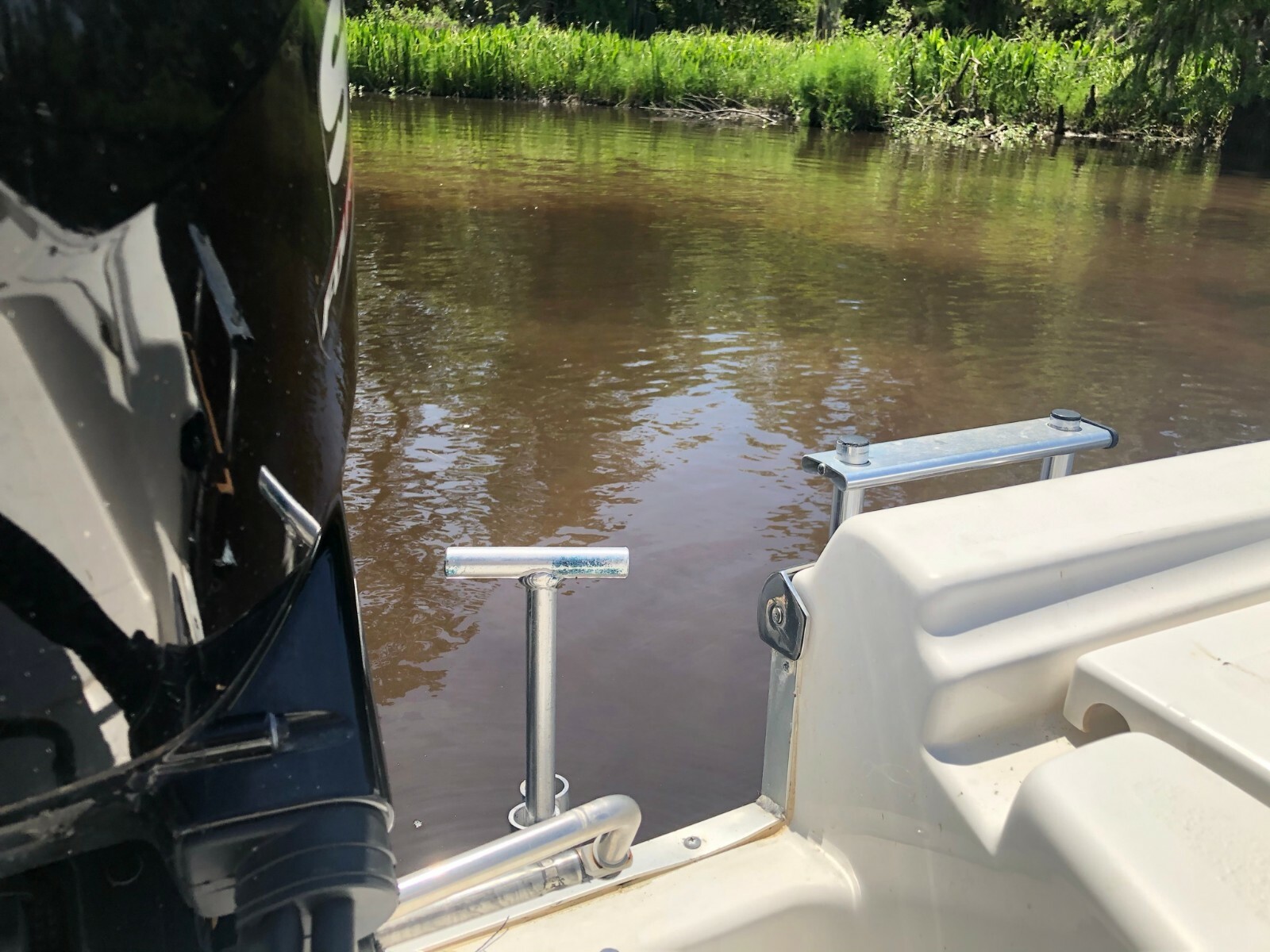 Cajun Anchor - Shallow Water Anchor - Motor Mount Bracket by Halk Marine Fab