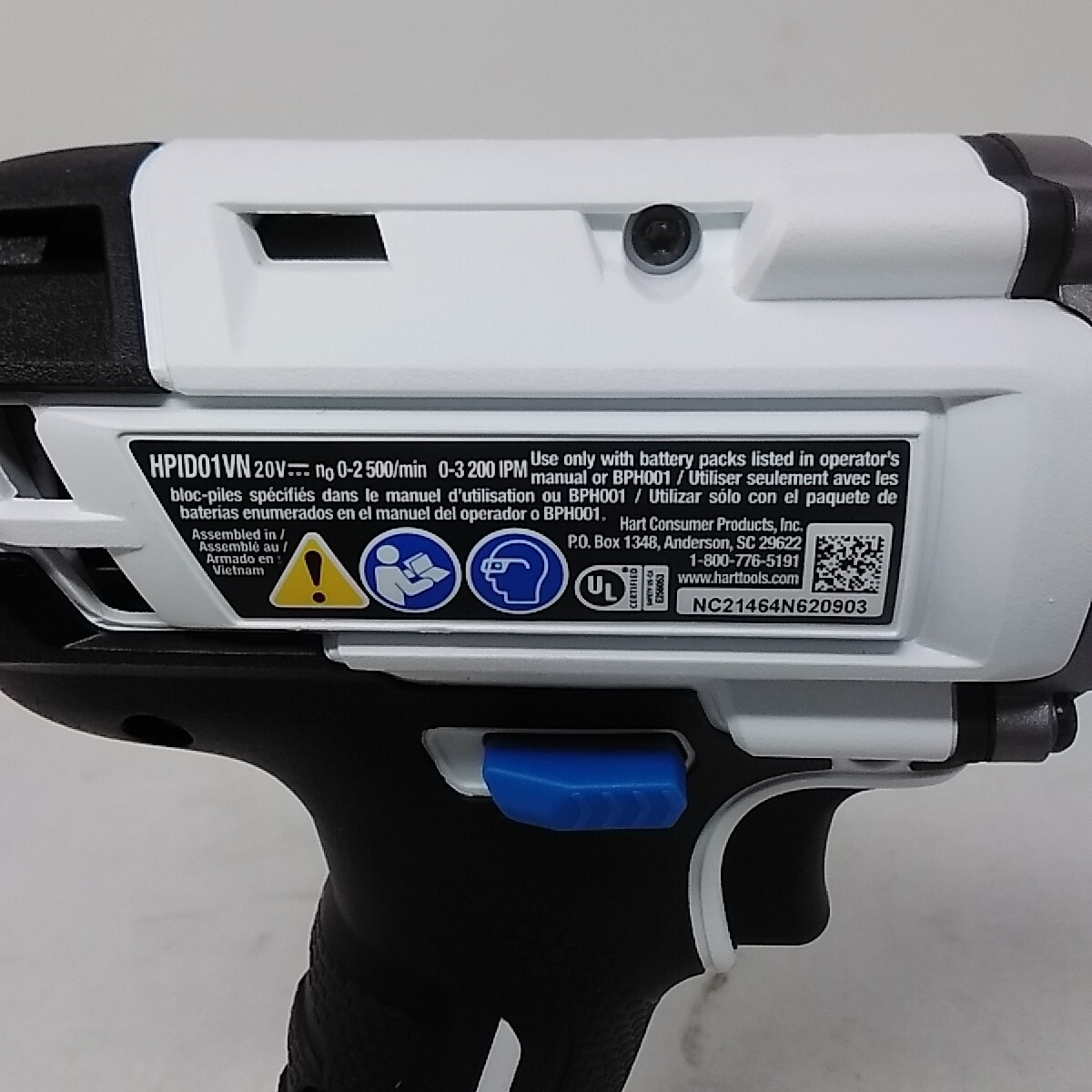 Hart 1/4" HPID01VN 20-Volt Cordless Impact Driver Bare Tool Only