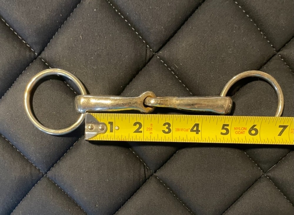 O Ring Metal Jointed Snaffle Bit 4.5”