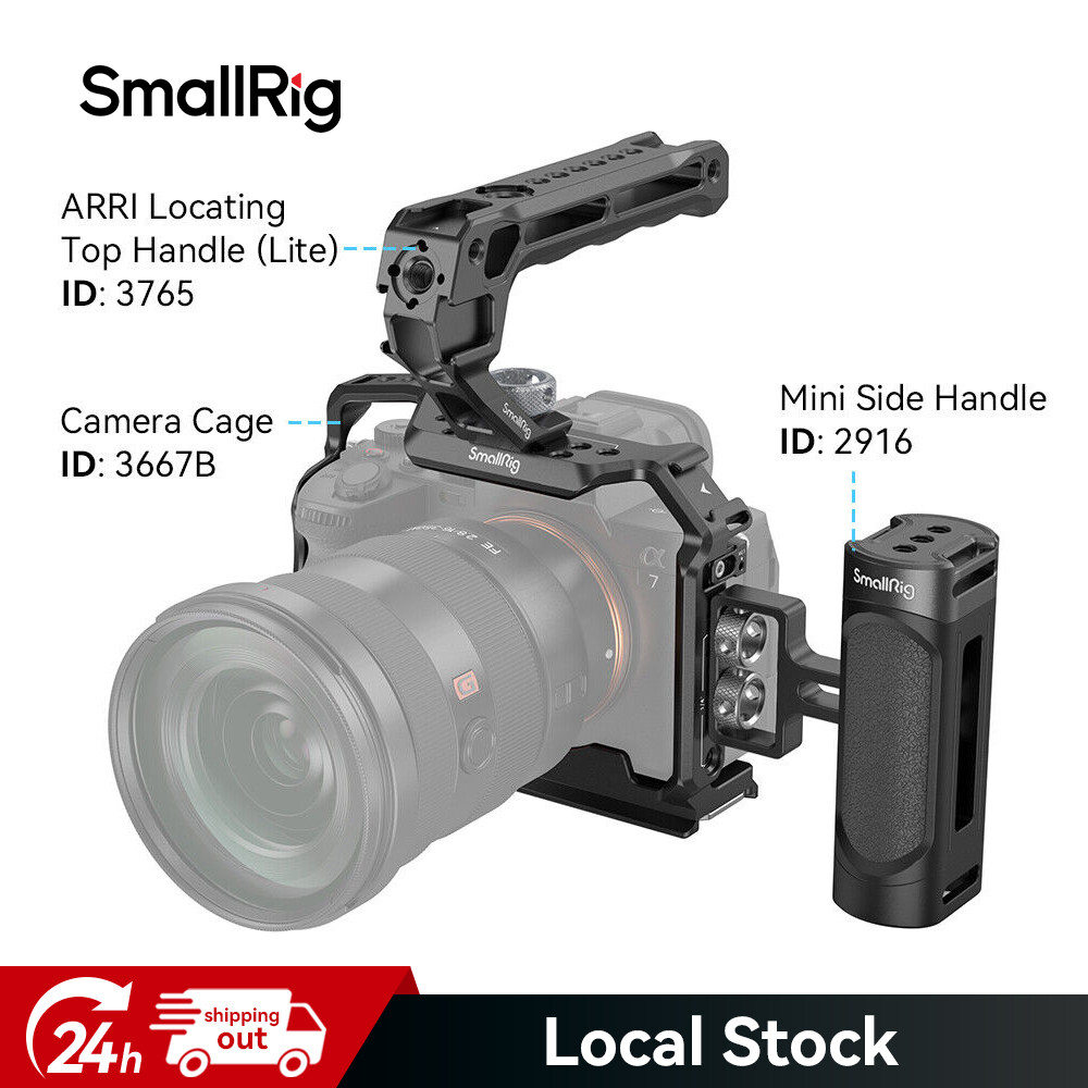 SmallRig Cage & Handle Kit for Sony Alpha 7 IV/A7S III/A 1/A7R IV/A7R V Camera