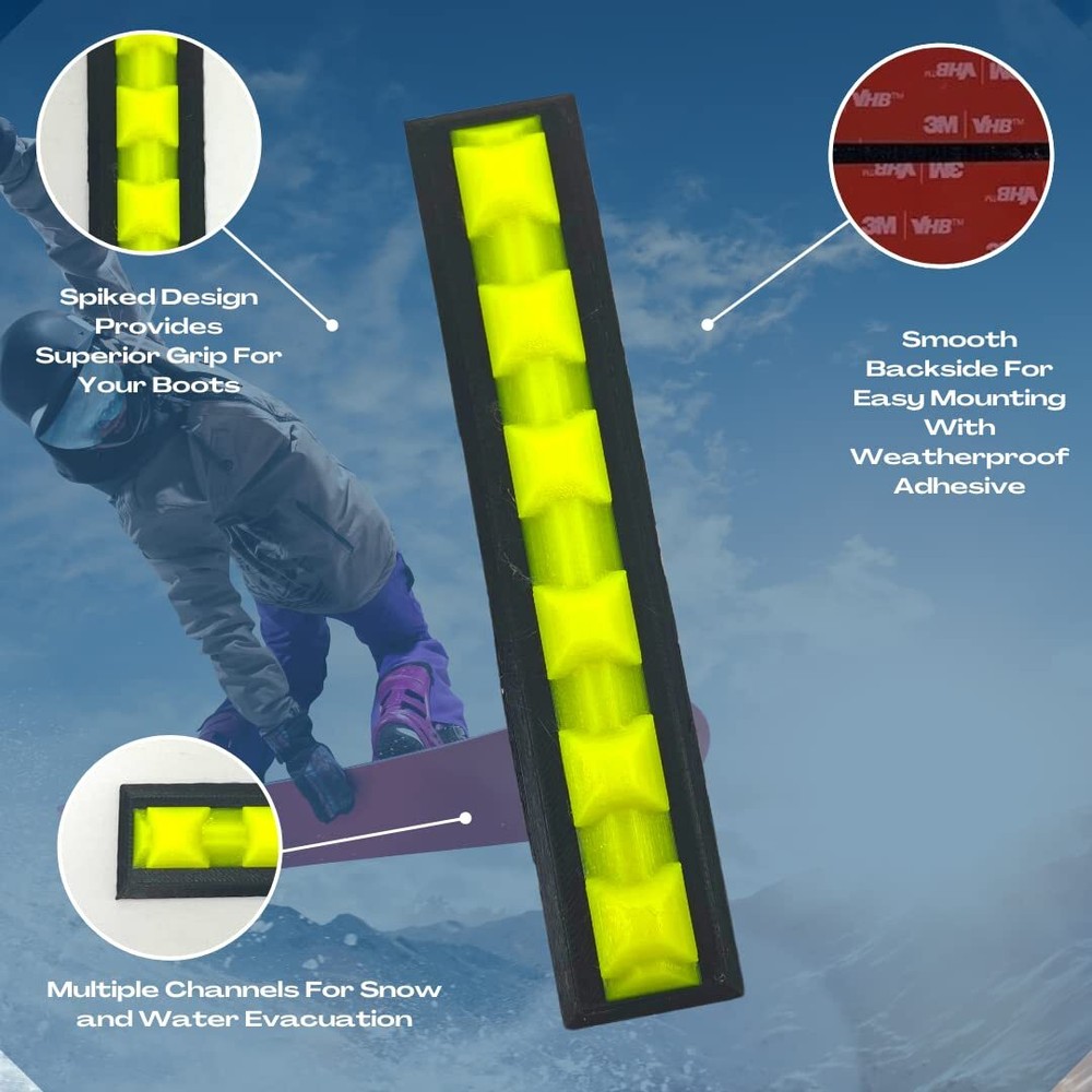 Snowboard Stomp Pad - Low Profile Spike Pattern - Specialized Stomp Pad