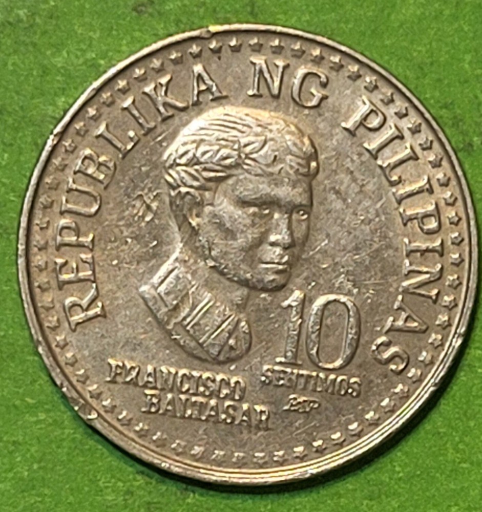 1980 Philippines 10 Sentimos Free Shipping
