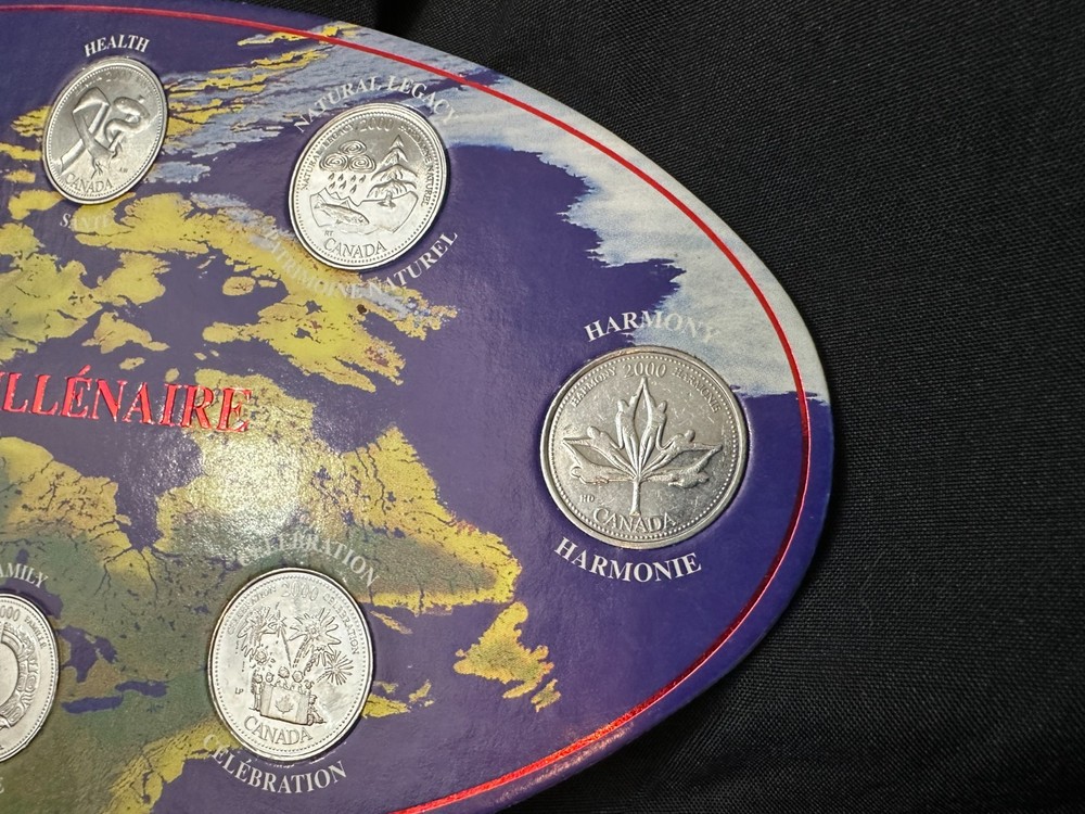 Millenium Quarters Collection 2000 Wide Board Map with Ingenuity, Pride etc.