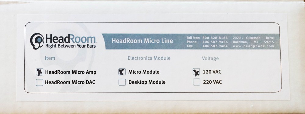 HeadRoom Micro Headphone Amp & Micro DAC Includes Accessories & Boxes Amplifier